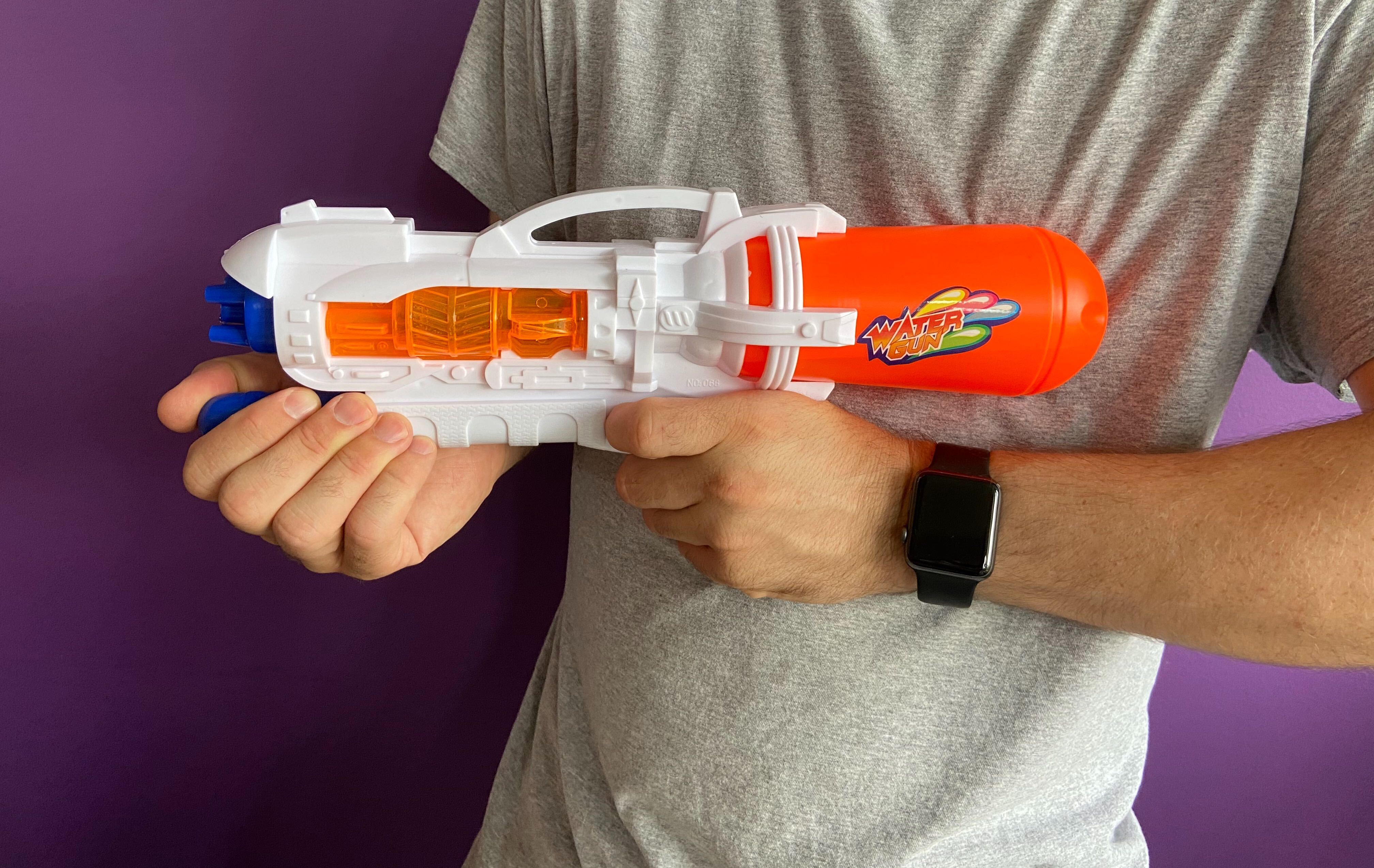 Jumbo Sized Water Gun! GAME ON! Assorted styles (but all jumbo) make